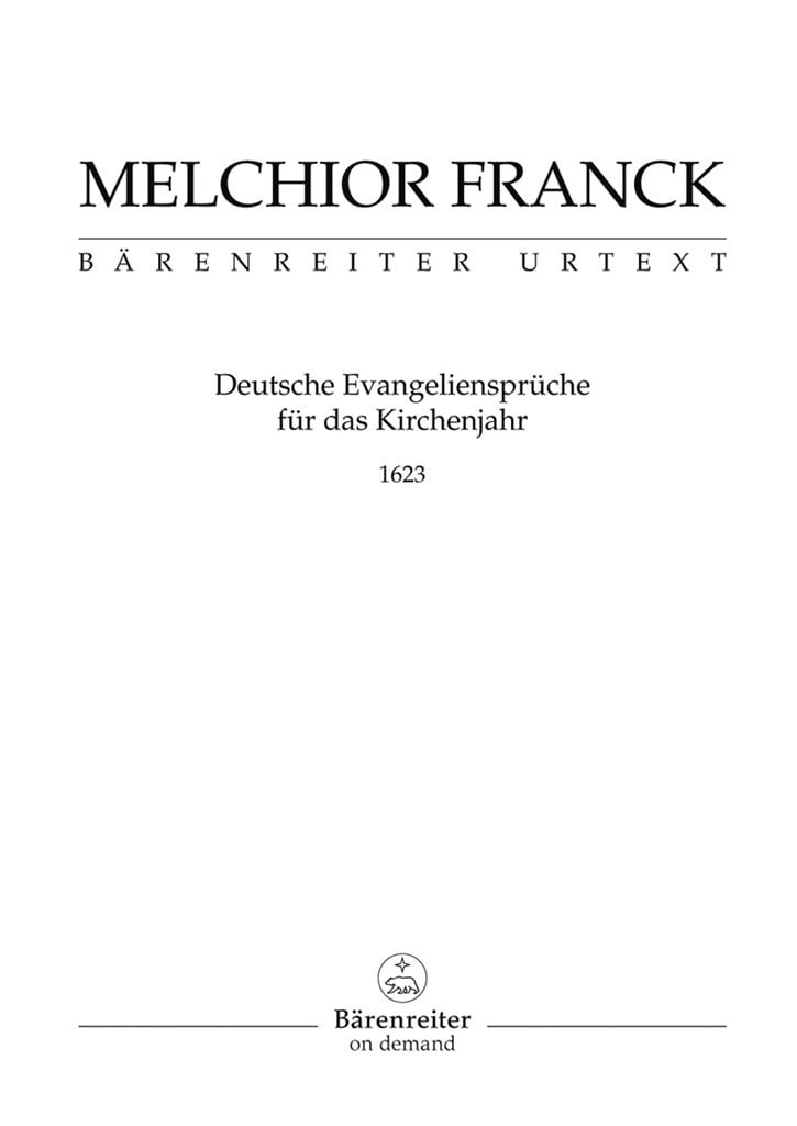 Deutsche Evangeliensprueche fuer das Kirchenjahr